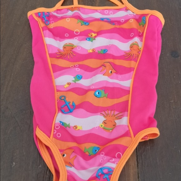 ⭐️5/$20 4pc 6mo baby girl clothing bundle top bathing suit - Picture 11 of 12